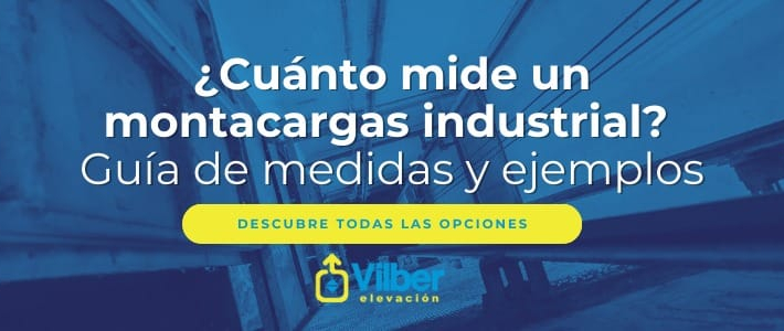 cuanto mide un montacargas industrial