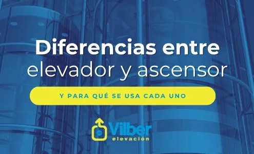 Imagen principal de blog sobre diferencias entre elevador y ascensor.